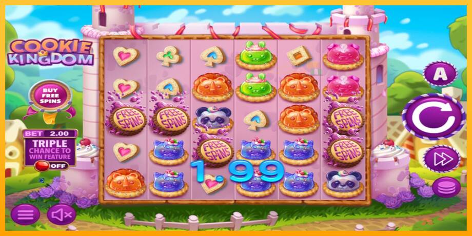 Cookie Kingdom lošimo automatas už pinigus, paveikslėlį 3