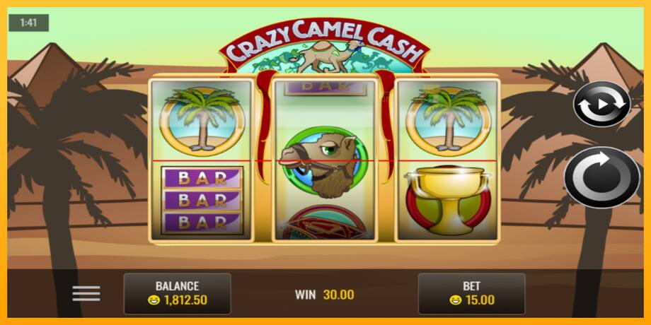 Crazy Camel Cash lošimo automatas už pinigus, paveikslėlį 3