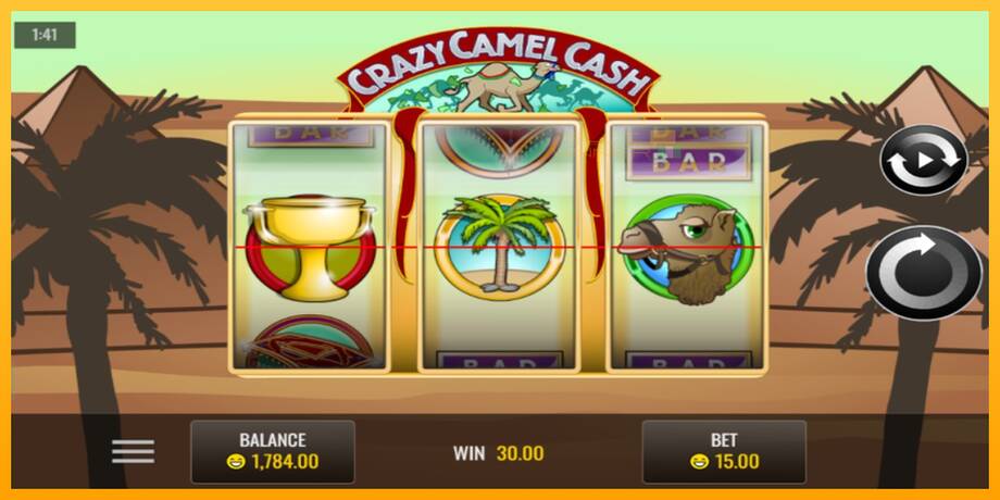 Crazy Camel Cash lošimo automatas už pinigus, paveikslėlį 4