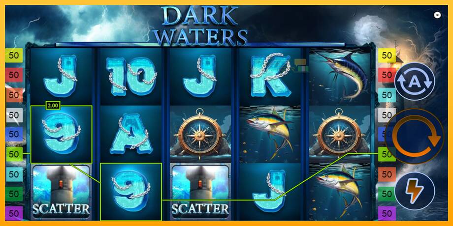 Dark Waters lošimo automatas už pinigus, paveikslėlį 3