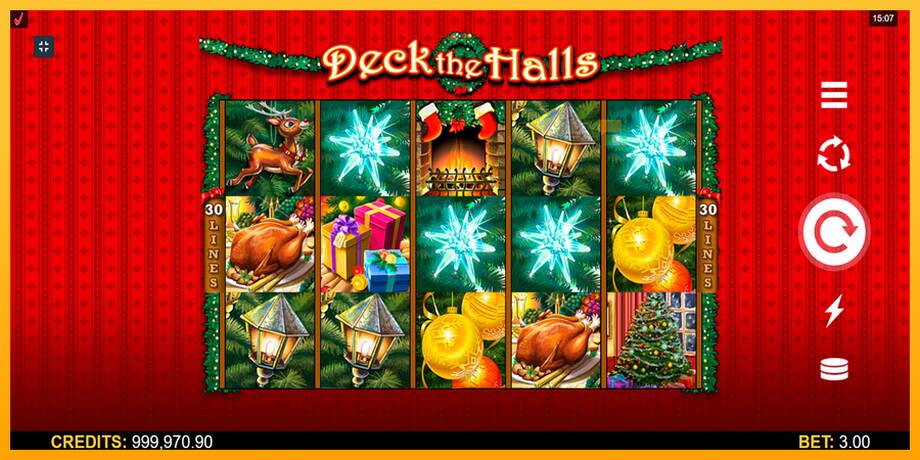 Deck The Halls lošimo automatas už pinigus, paveikslėlį 1