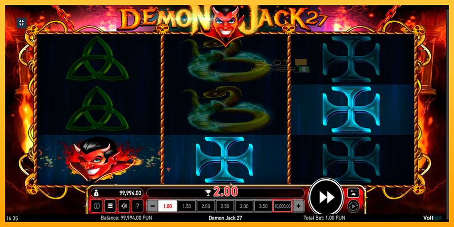 Demon Jack 27 lošimo automatas už pinigus, paveikslėlį 2