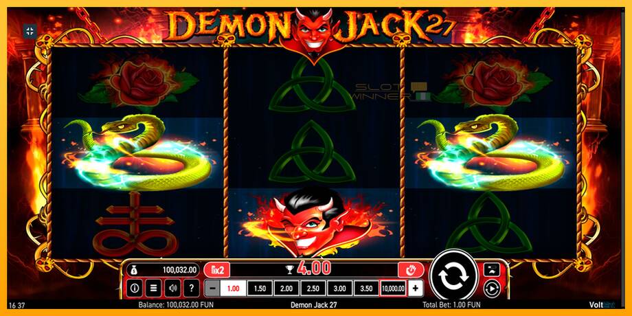 Demon Jack 27 lošimo automatas už pinigus, paveikslėlį 6