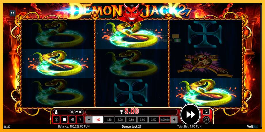 Demon Jack 27 lošimo automatas už pinigus, paveikslėlį 7