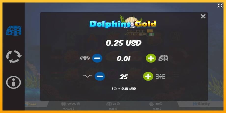 Dolphin Quest lošimo automatas už pinigus, paveikslėlį 7