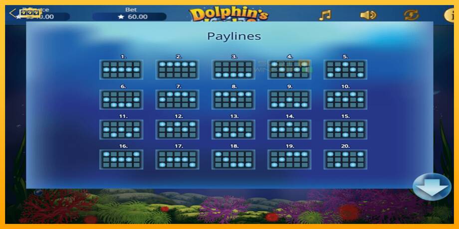 Dolphin’s Luck 2 lošimo automatas už pinigus, paveikslėlį 5