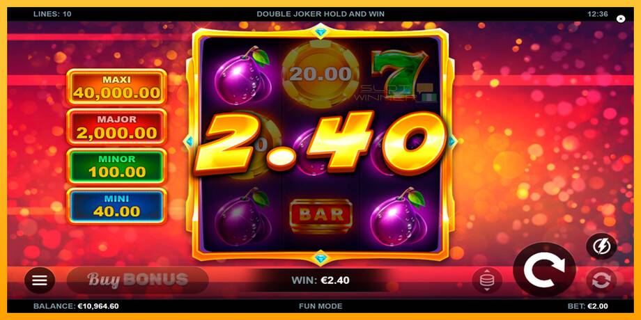 Double Joker Hold and Win lošimo automatas už pinigus, paveikslėlį 3