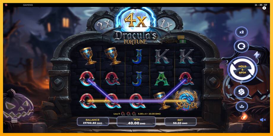 Draculas Fortune lošimo automatas už pinigus, paveikslėlį 3