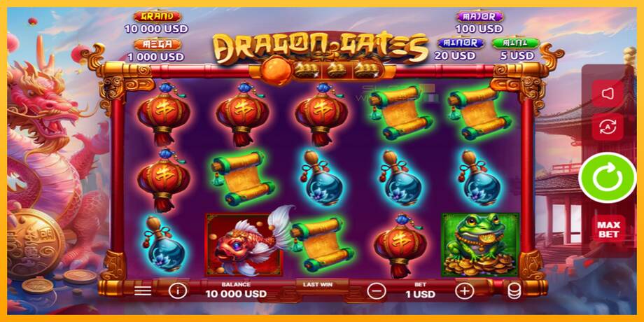 Dragon Gates lošimo automatas už pinigus, paveikslėlį 2