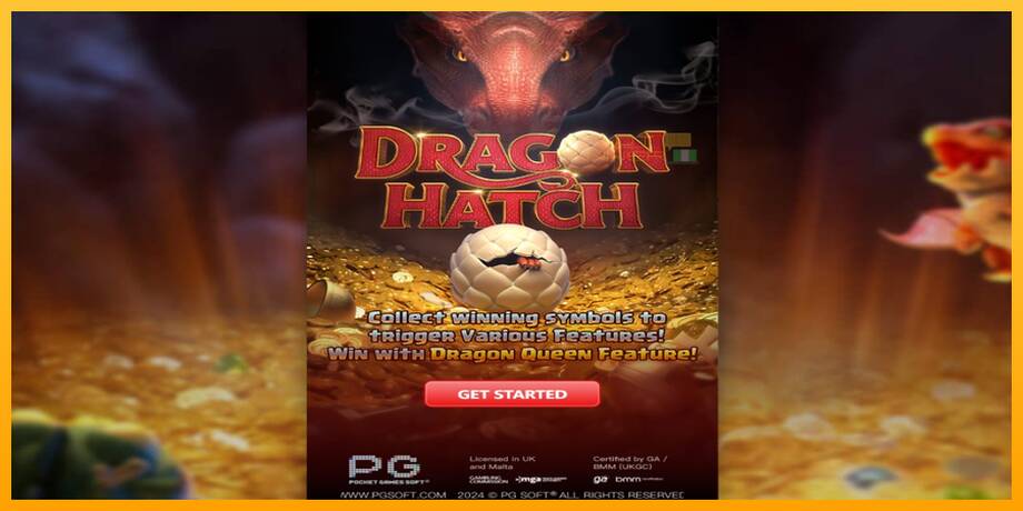 Dragon Hatch lošimo automatas už pinigus, paveikslėlį 1