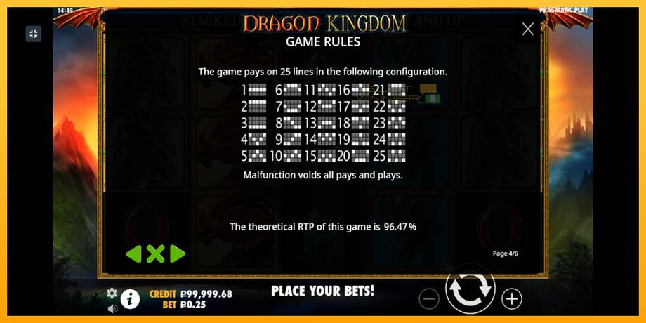 Dragon Kingdom lošimo automatas už pinigus, paveikslėlį 7