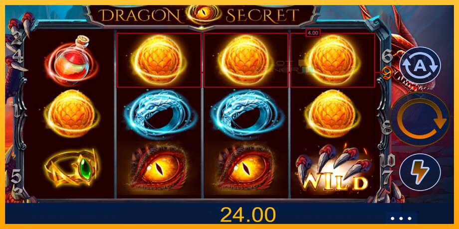 Dragon Secret lošimo automatas už pinigus, paveikslėlį 2