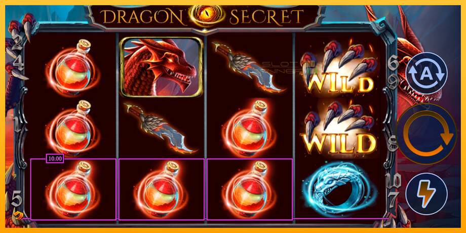 Dragon Secret lošimo automatas už pinigus, paveikslėlį 4