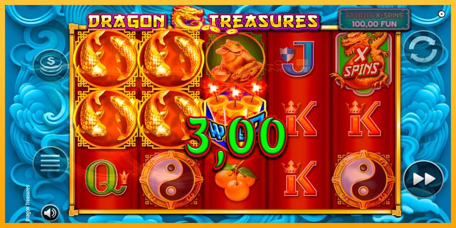 Dragon Treasures lošimo automatas už pinigus, paveikslėlį 4