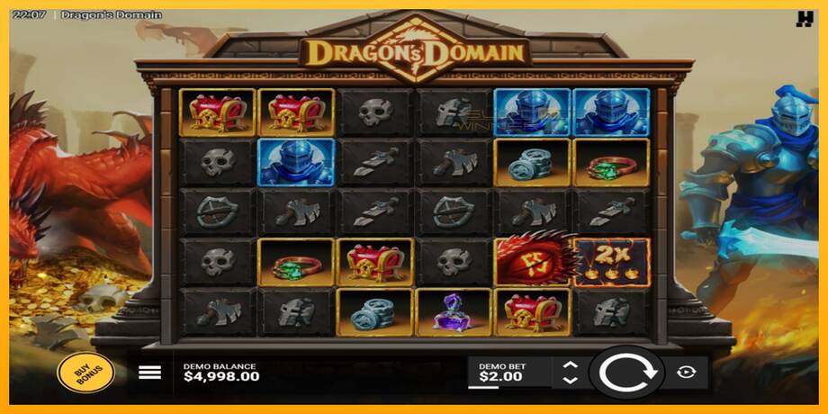 Dragons Domain lošimo automatas už pinigus, paveikslėlį 2