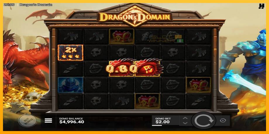 Dragons Domain lošimo automatas už pinigus, paveikslėlį 3