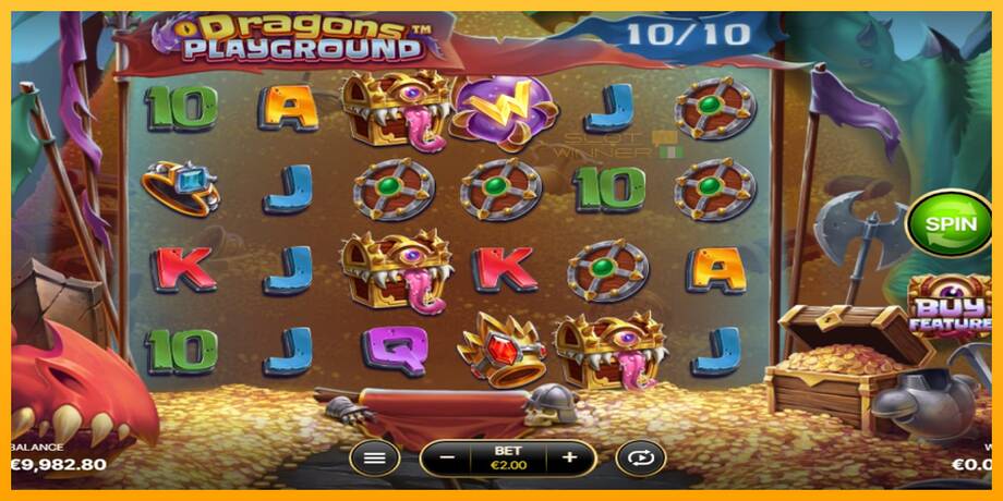 Dragons Playground lošimo automatas už pinigus, paveikslėlį 3