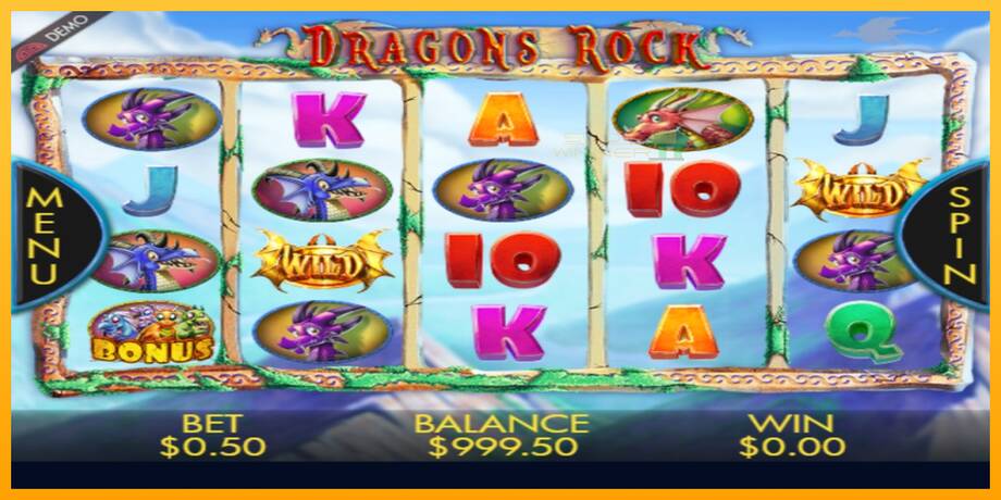 Dragons Rock lošimo automatas už pinigus, paveikslėlį 2