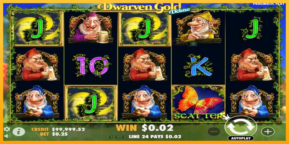 Dwarven Gold Deluxe lošimo automatas už pinigus, paveikslėlį 2