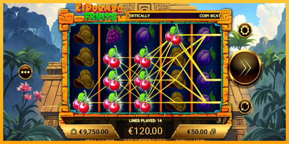 El Dorado Fruits lošimo automatas už pinigus, paveikslėlį 3