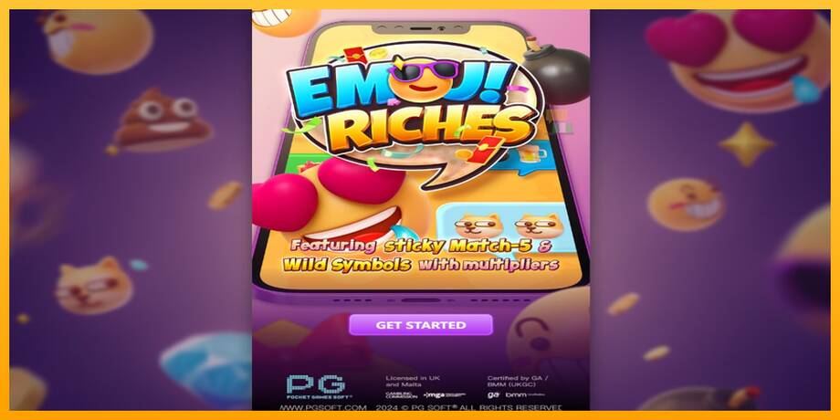 Emoji Riches lošimo automatas už pinigus, paveikslėlį 1