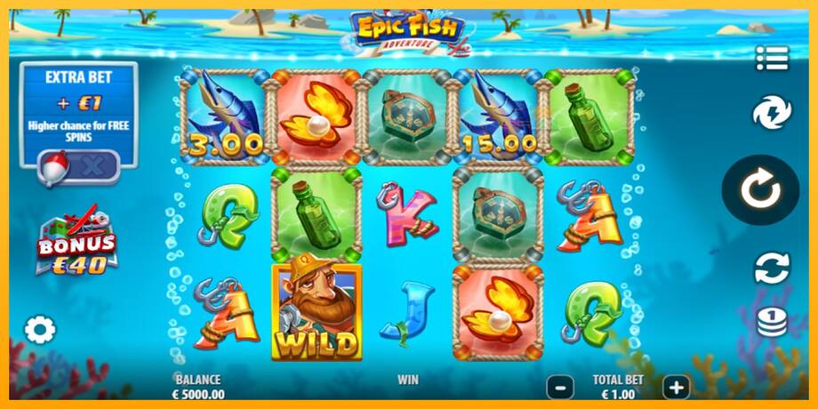 Epic Fish Adventure lošimo automatas už pinigus, paveikslėlį 1