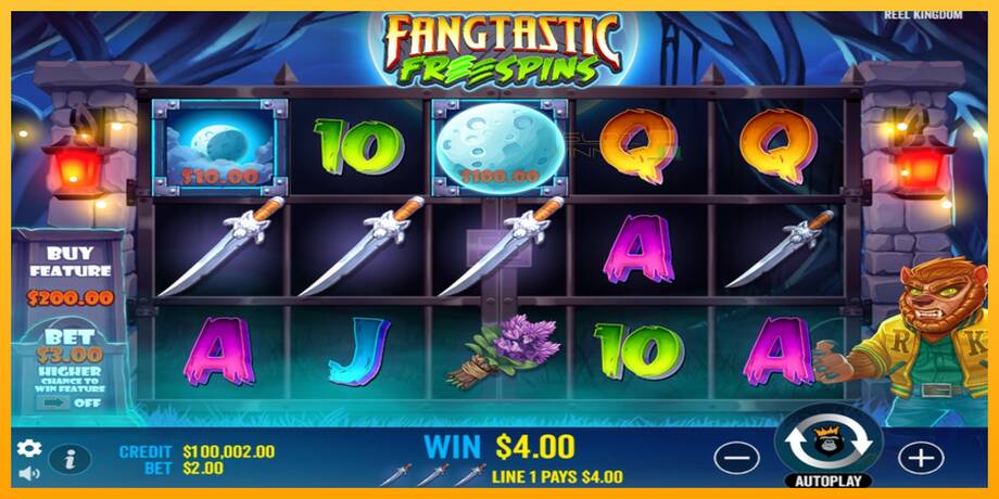 Fangtastic Freespins lošimo automatas už pinigus, paveikslėlį 3