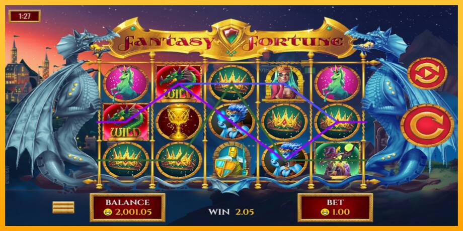 Fantasy Fortune lošimo automatas už pinigus, paveikslėlį 2