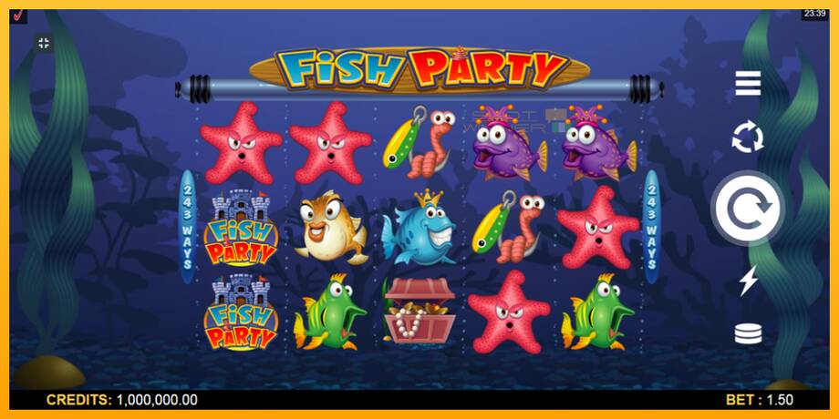 Fish Party lošimo automatas už pinigus, paveikslėlį 1