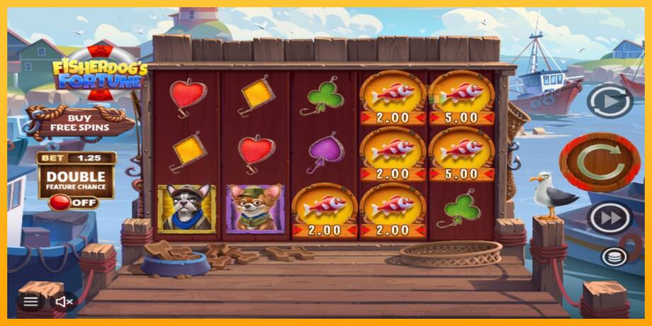 Fisherdogs Fortune lošimo automatas už pinigus, paveikslėlį 3