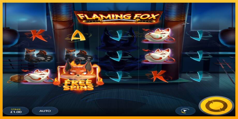 Flaming Fox lošimo automatas už pinigus, paveikslėlį 2