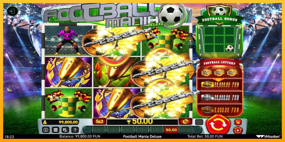 Football Mania Deluxe lošimo automatas už pinigus, paveikslėlį 3