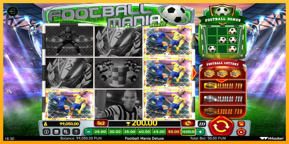 Football Mania Deluxe lošimo automatas už pinigus, paveikslėlį 4