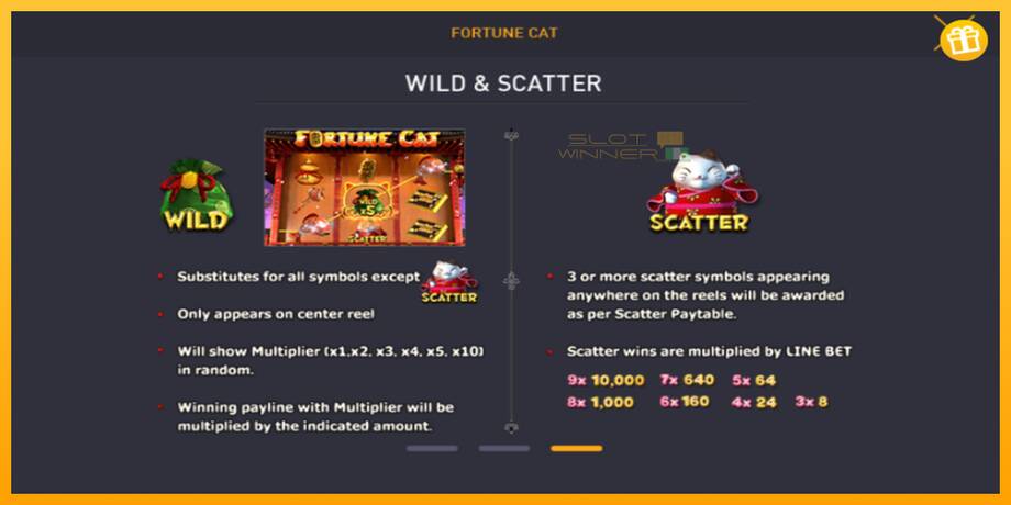 Fortune Cat lošimo automatas už pinigus, paveikslėlį 4