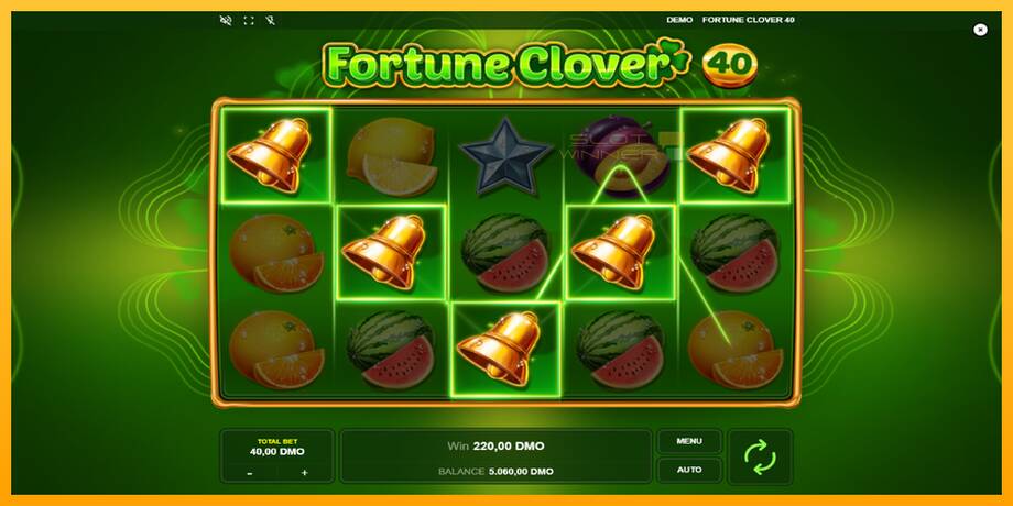 Fortune Clover 40 lošimo automatas už pinigus, paveikslėlį 2