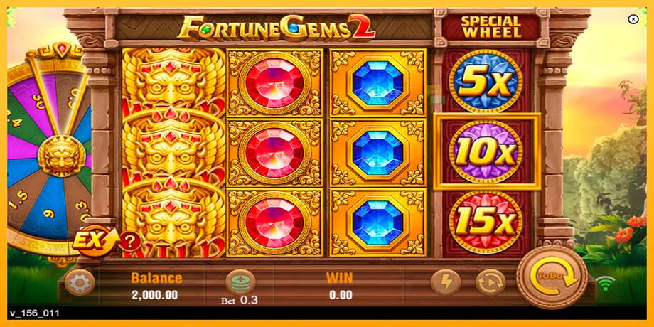 Fortune Gems 2 lošimo automatas už pinigus, paveikslėlį 1