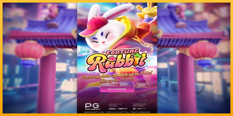 Fortune Rabbit lošimo automatas už pinigus, paveikslėlį 1