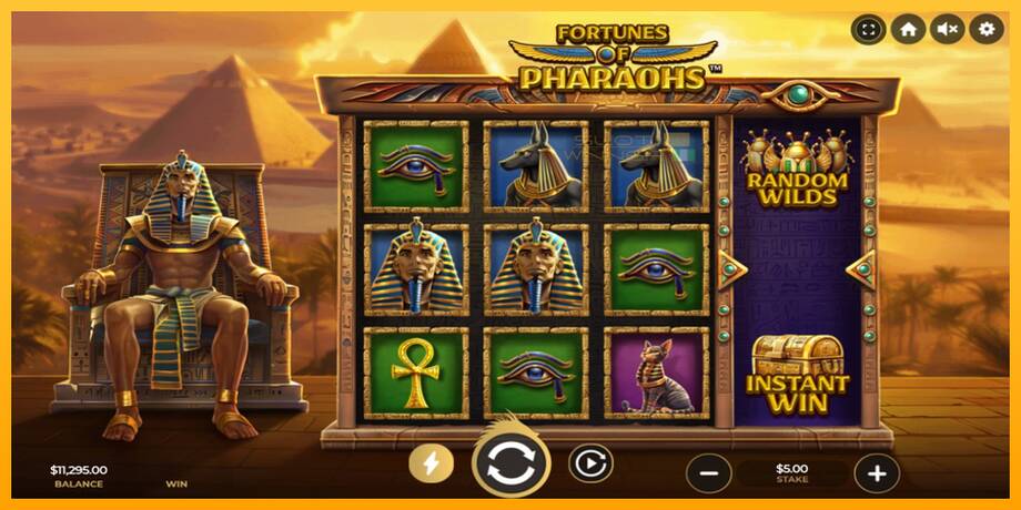 Fortunes of Pharaohs lošimo automatas už pinigus, paveikslėlį 2