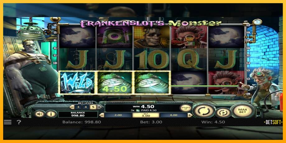 Frankenslots Monster lošimo automatas už pinigus, paveikslėlį 3