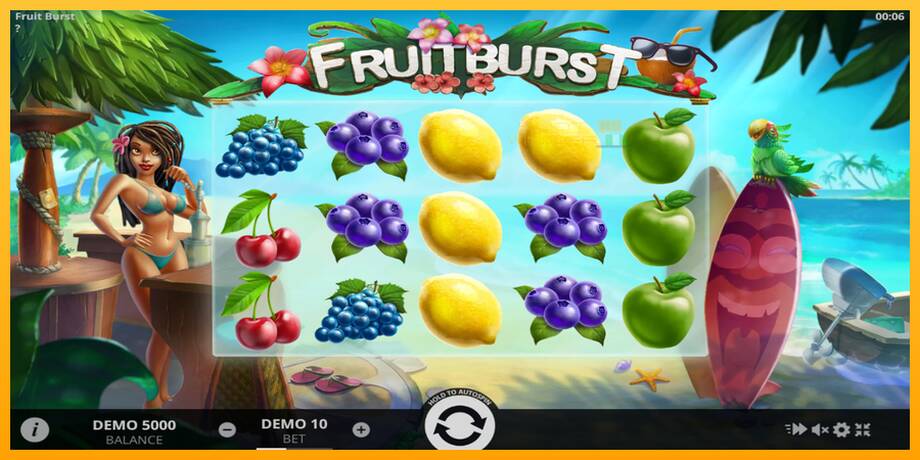 Fruitburst lošimo automatas už pinigus, paveikslėlį 1