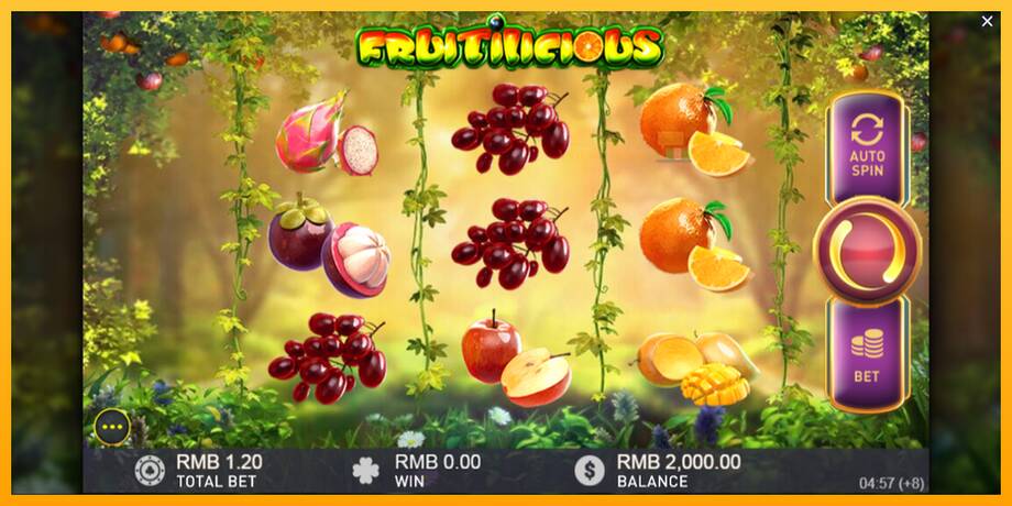 Fruitilicious lošimo automatas už pinigus, paveikslėlį 2