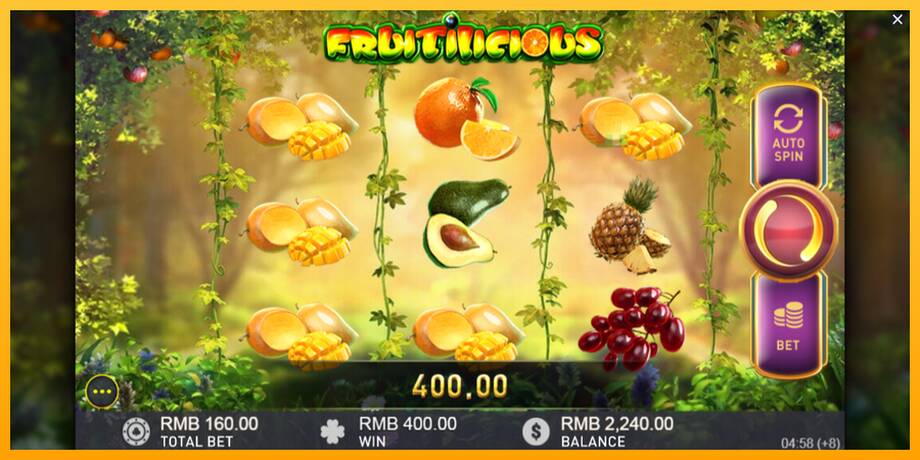 Fruitilicious lošimo automatas už pinigus, paveikslėlį 3