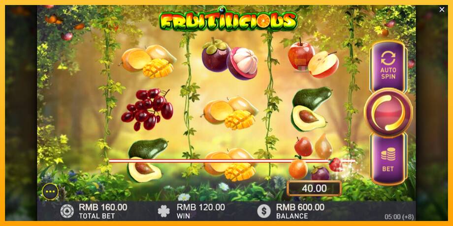 Fruitilicious lošimo automatas už pinigus, paveikslėlį 4