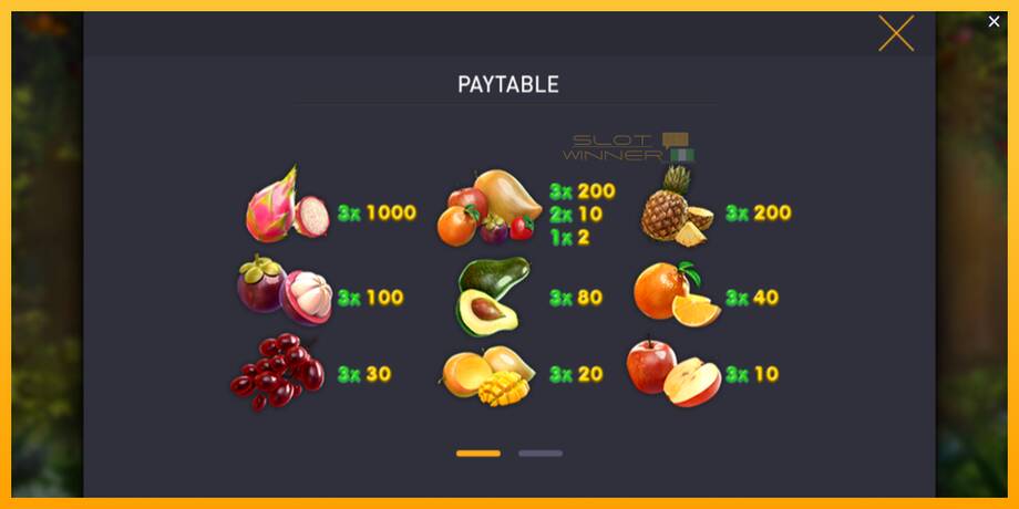 Fruitilicious lošimo automatas už pinigus, paveikslėlį 5