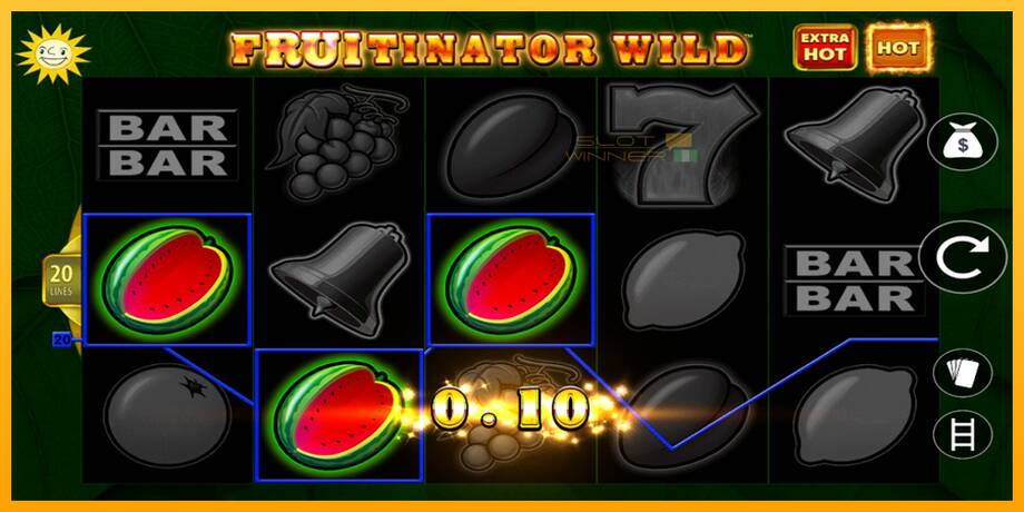 Fruitinator Wild lošimo automatas už pinigus, paveikslėlį 2