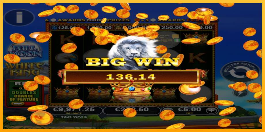 Full Moon: White King PowerPlay Jackpot lošimo automatas už pinigus, paveikslėlį 4