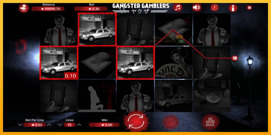 Gangster Gamblers lošimo automatas už pinigus, paveikslėlį 2