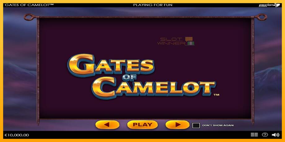 Gates of Camelot lošimo automatas už pinigus, paveikslėlį 1