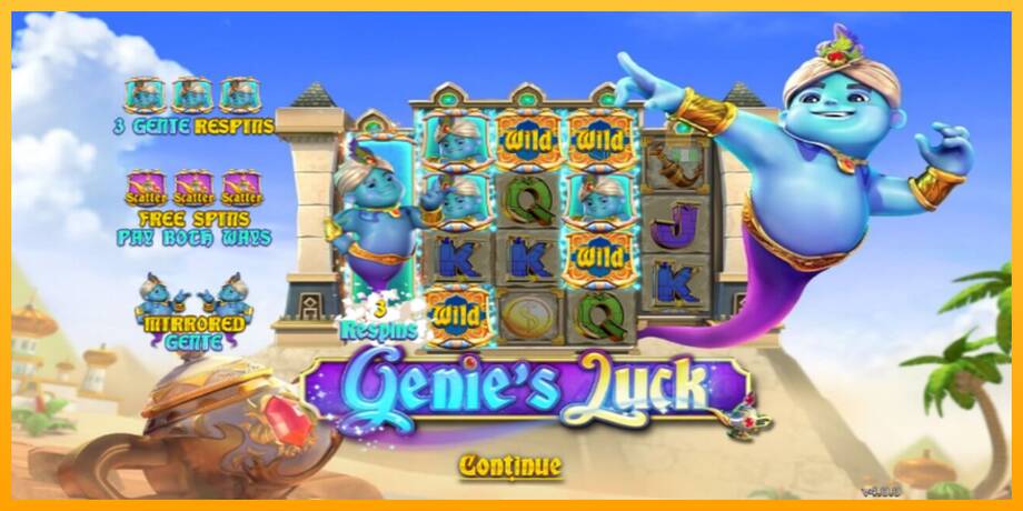 Genie’s Luck lošimo automatas už pinigus, paveikslėlį 1