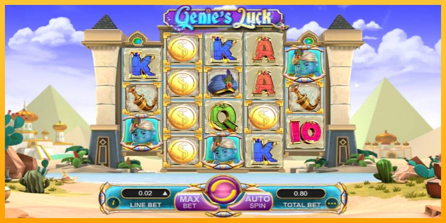 Genie’s Luck lošimo automatas už pinigus, paveikslėlį 2